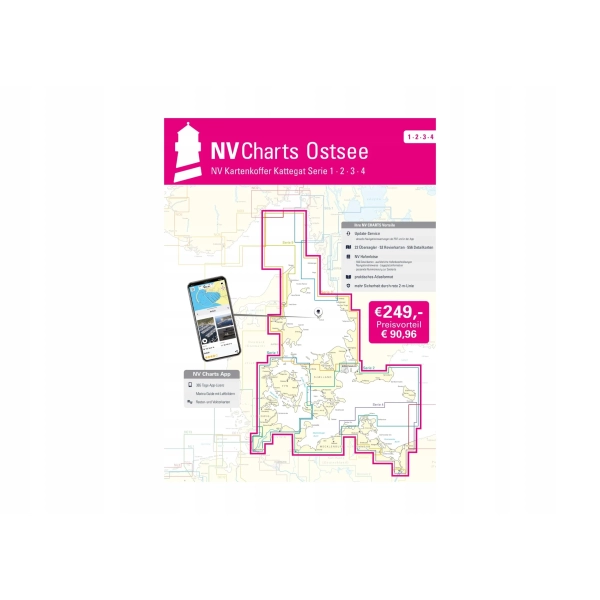 Atlas Teczka Map Bałtyk 1-4 NV Charts