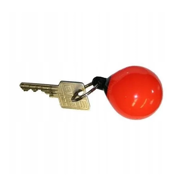 Brelok do kluczy odbijacz kulisty pomarańczowy Majoni