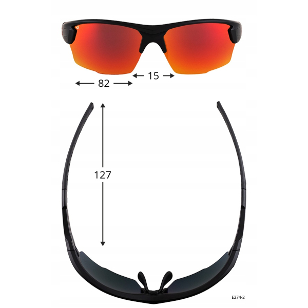 Okulary przeciwsłoneczne UV400 polaryzacja E274-2 GOG