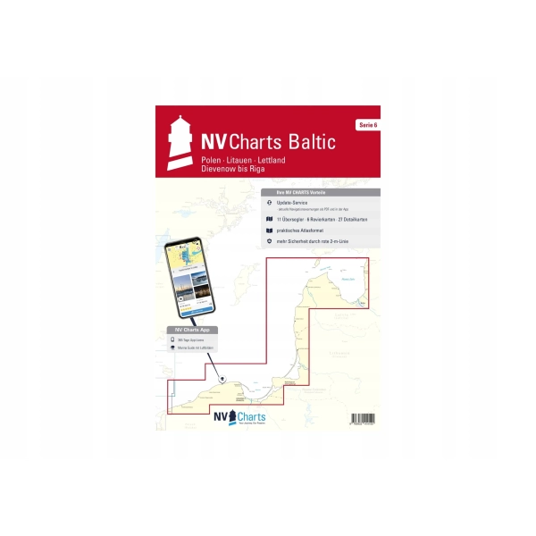Atlas Seria 6 Polska, Litwa, Łotwa wydanie 2022 NV Charts
