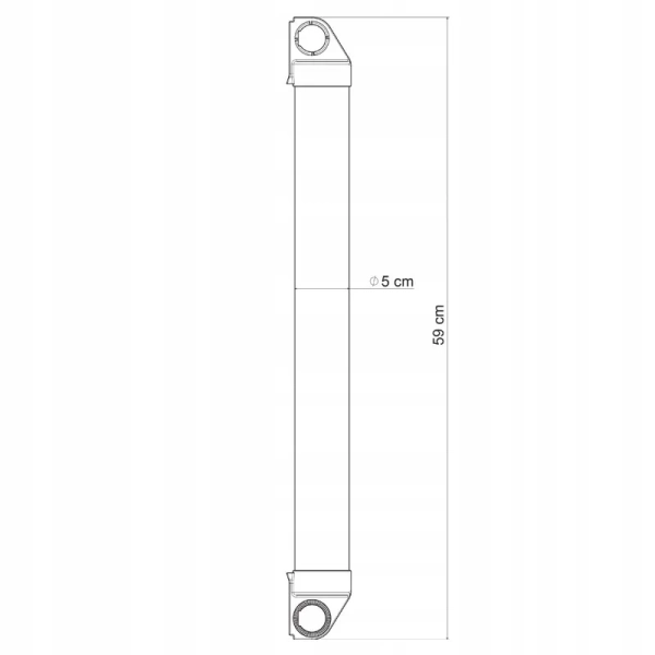 Reflektor do łodzi żaglowej rurowy 59 cm Lalizas