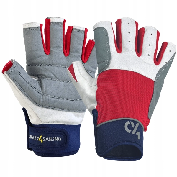 Rękawice żeglarskie czerwone Regatta 5FC Crazy4Sailing