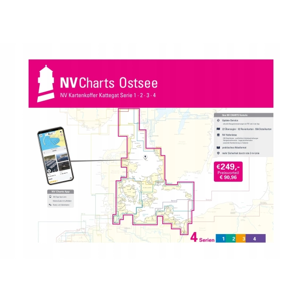 Teczka Map Bałtyk 1-4 NV Charts