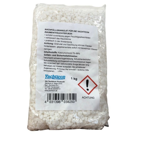 YACHTICON Nachfullgranulat 1 kg Granulat do osuszacza, pochłaniacz wilgoci