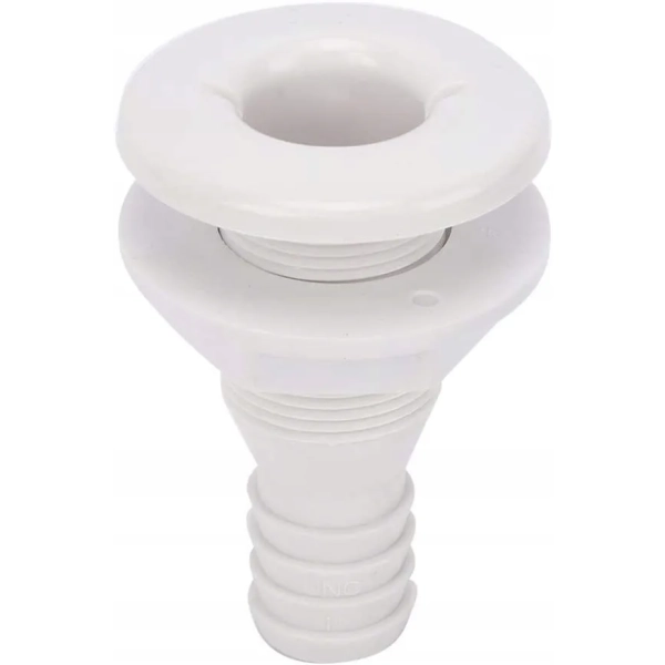 Przejście burtowe wody 1 1/8'' odpływ na wąż 29 mm Seaflo