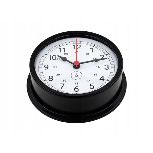 Zegar jachtowy R120N czarny Autonautic