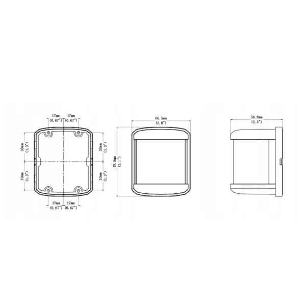 Lampa nawigacja LED - lewa burta, czerwona SFNL011-LB-02 Seaflo