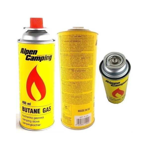 Gaz do kuchenki turystycznej Alpen Camping 227g/400 ml