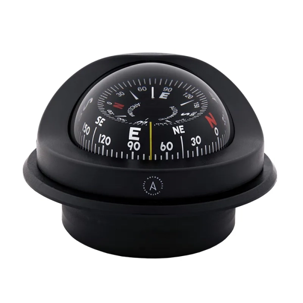 Kompas morski poziomy tarcza 100mm czarny Autonautic