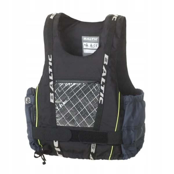 Kamizelka asekuracyjna regatowa Dinghy Pro czarno/szara 25-40 kg Baltic