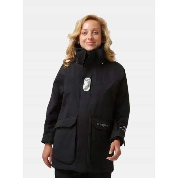 Sztormiak Halifax czarny unisex do pływania przybrzeżnego Crazy4Sailing