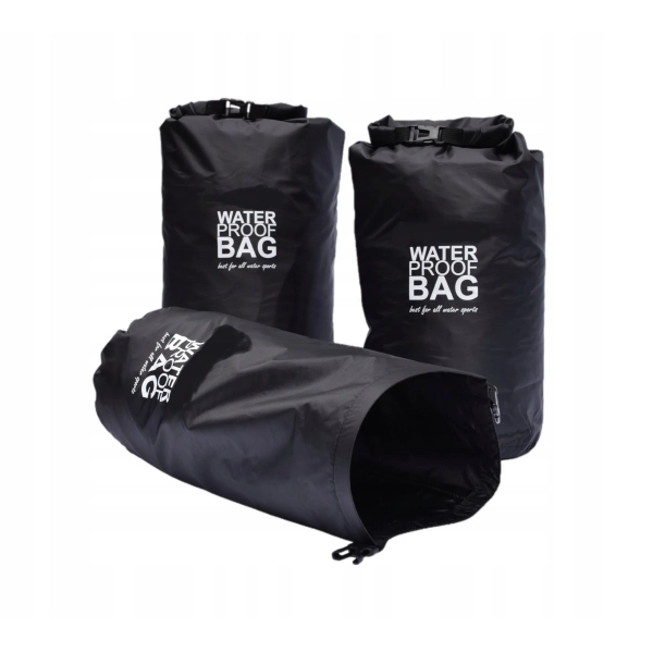 Worek wodoodporny czarny Crazy4Sailing 10/20/30L