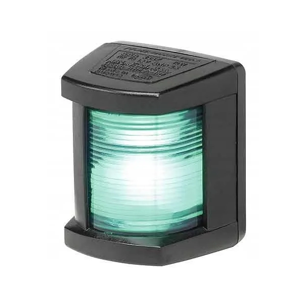 Lampa nawigacyjna pozycyjna zielona 3562 czarny korpus Hella Marine