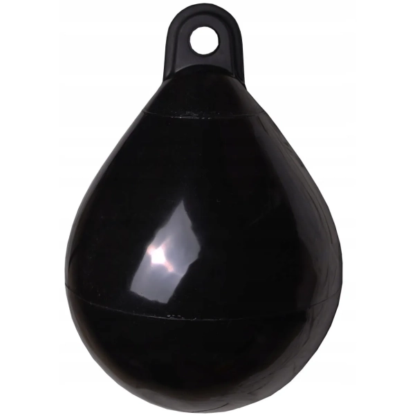 Odbijacz pneumatyczny kulisty 45x62 cm solid head 2 czarny Majoni