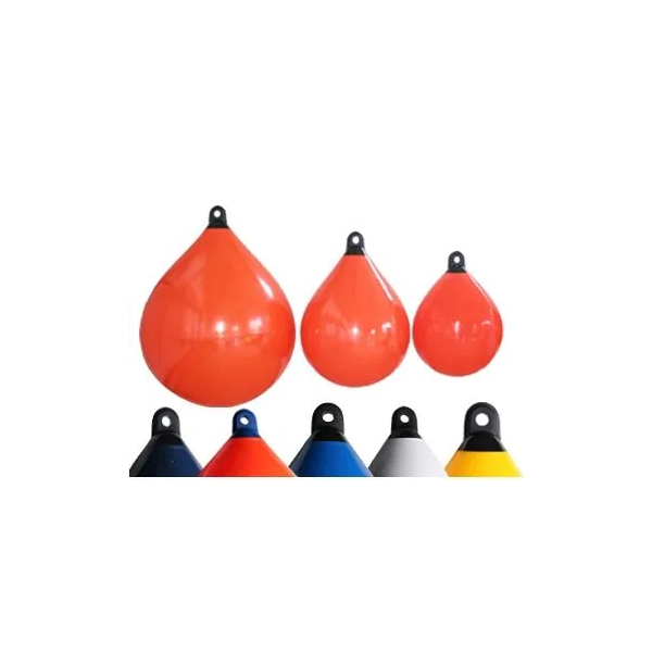 Odbijacz pneumatyczny kulisty 35x48 cm  solid head 1 żółty Majoni