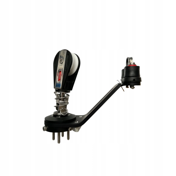 Stolik do szotów z blokiem stojącym i knagą anodowany rolka 50 mm PEM