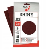 Włóknia szlifierska SHINE 230/150 mm P400 kasztan 2 szt. Schuller