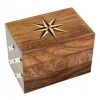 Pudełko na biżuterię - drewniane 15x10,5x10,5cm Sea-Club