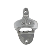 Otwieracz do butelek na ścianę srebrny Sea-Club