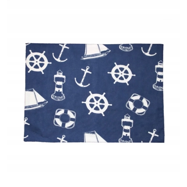Ścierka kuchenna w marynistyczny wzór 50x70 cm Sea-Club