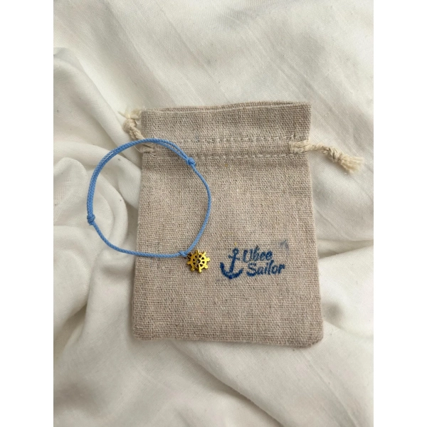 Bransoletka sznurek z kołem sterowym Ubee Sailor